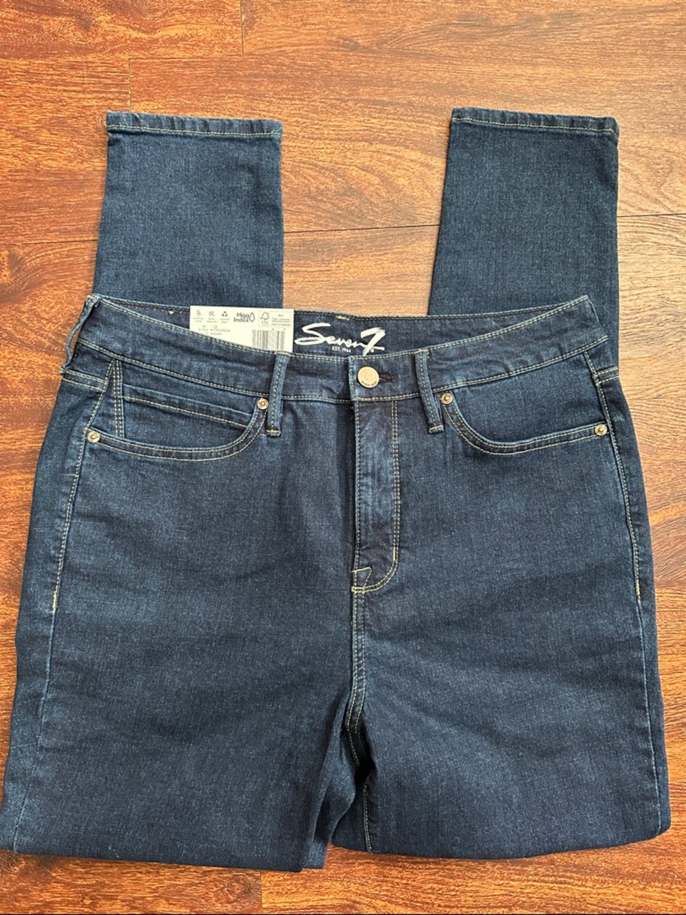Seven7 Dark Indigo Skinny Jeans - Women